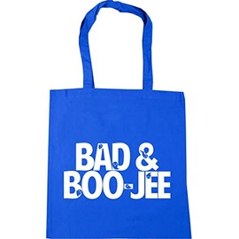 Hippowarehouse Bad and boo-jee Tote Shopping Gym Beach Bag 42cm x38cm, 10 litres