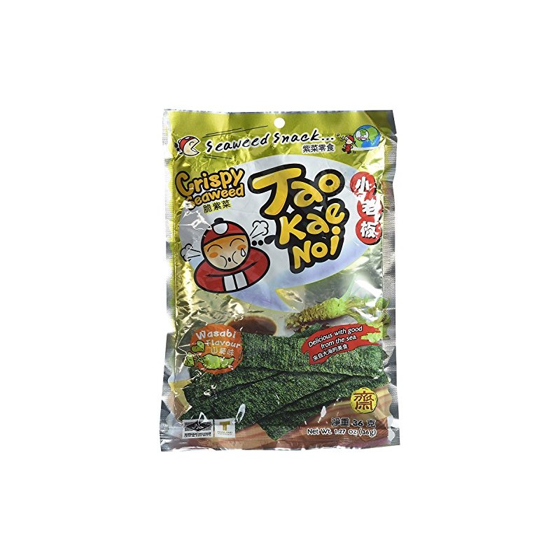 Tao Kae Noi Seaweed Wasabi Flavor (6 Packs)