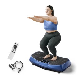 MERACH Vibration Plate Exercise Machine 3D&4D Vibration Plate LED Display 300LB