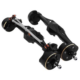 Pothyes All Metal Complete Portal Axle wirh Brass Counterweight for 1/10 RC Crawler Axial Capra 1.9 UTB AXI03004 AXI03000T1 T2 Buggy F9 Upgrade Parts