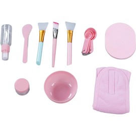 Juego de tazones para mezclar mascarillas faciales, 12 piezas Kit de herramientas para mezclar mascarillas faciales con tazón para mascarillas