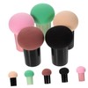 SAFIGLE 10Pcs Mushroom Head Makeup Sponge Puff Wet Dry Use