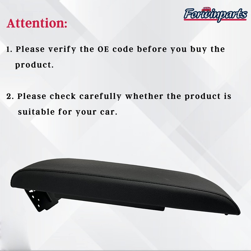 Forwinparts Armrest Center Console Lid Cover FA8Z7406024AB FA8Z-7406024-AB for Ford