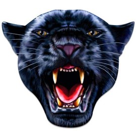 Black Panther Head - 12" Vinyl Sticker Waterproof Decal