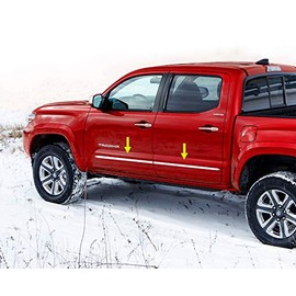 Made in USA! Compatible with 2005-2015 Toyota Tacoma Crew Cab Generic Body Side Molding Trim 1.5" Wide 4PC