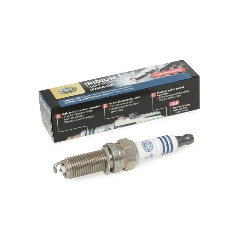 HELLA 8EH 188 706-311 Spark Plug - Iridium Pro IFJ8RC-11P/ILZKR6B-11S/VXUH20I