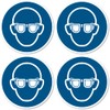 Use Eye Protection, Mandatory Sign: M004 - DIN EN ISO