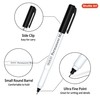 Shuttle Art Permanent Marker, 30 Pack Ultra Fine Point Black