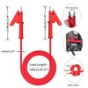 Cleqee 5PCS Crocodile Test Leads Dual Ended Alligator Clips Electrical
