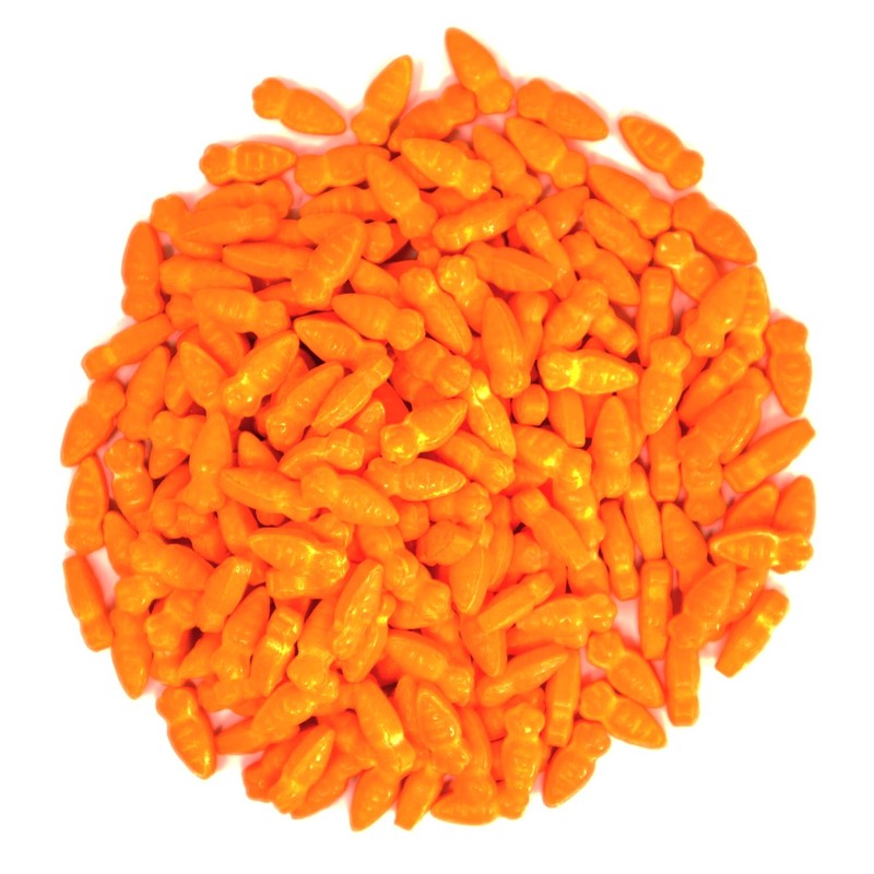 Mystic Sprinkles Candy Shape Sprinkles (Carrots 2oz)