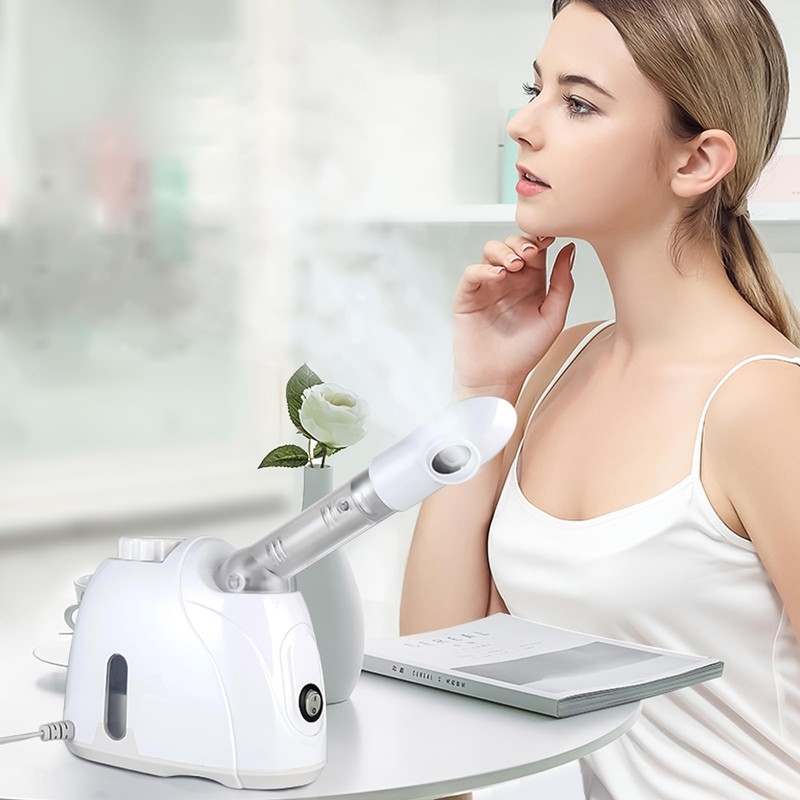 Facial Steamer Nanometer Fine Mist for Deep Cleaning with Towel,