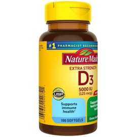 Vitamina Corazon Huesos Salud 000iu 100 Capsulas D49