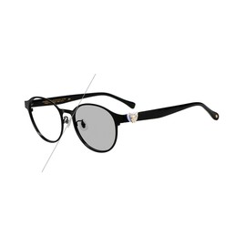 Zofu Boston-shaped Sunglasses | UV Protection, UV Protection, Over 99.9% UV Protection, Unisex, Fashion, Women's, Adults' Cute, Sanrio Characters (54 □ 18-145), black (matt)