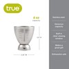 True Vista Stainless Steel Double Jigger for Bartending, Cocktail Measuring