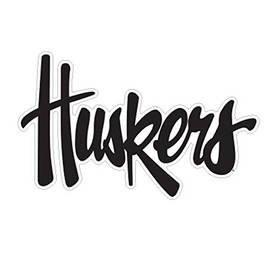 Nebraska Magnet (BLK HUSKERS MAGNET (3''6''12''), 12 in)