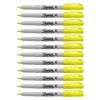 SHARPIE Permanent Markers, Ultra Fine Point (Supersonic Yellow)