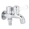G1/2in Copper Electroplating Washing Machine Faucet Dual Use Water Tap