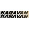 KARAVAN Replacement TRAILER DECAL Stickers - SET OF 2 -