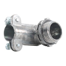 Bridgeport 801-DC2 MC Flex Conduit Connector, 90-Degree, 3/8-Inch, (25-Pack)
