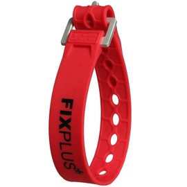 Fixplus Rubber Strap Strap, 23 x 1.2 cm, Red, 40FP