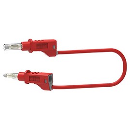 72-13948 Test Lead, 4 mm Plug, Retractable, Red, 1 m | Test Leads / Probes Banana, Pack of 1