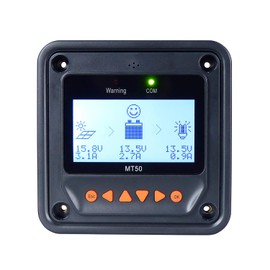 EPEVER MT50 Remote Meter Only Suitable Brand Tracer-an/BN Series and Triron-N, Xtra, LS-B(P), VS-BN, eTracer, iTracer, Tracer-BPL Monitor and Set Data of Solar Charge Controller