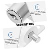 KOMBIUDA 3pcs Sliding Window Lock Key Window Stopper Sash Stopper