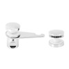 Vipxyc Glass Door Latch, Shower Room Bolt Ground Lock with