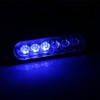 2pcs 12V 6 LED Car Truck Emergency Warning Strobe Light