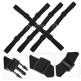 DOITOOL 12pcs Tie Down Straps Heavy Duty Buckle for Securing Luggage Camping Gear and Outdoor Equipment Multi-Purpose Compression Straps for Travel and Backpacking