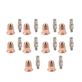 Cnswee6 20PCS Plasma Cutting Nozzles Torch PD0116-08 Electrode Tips Copper For S25 S35 S45 S54 AIR