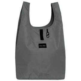 REX-OWL ECO-01 Foldable Compact Eco Bag with Gusset, olive grey