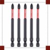 5X Bull Bits 90mm PH2 Impact Screwdriver Bits Set –