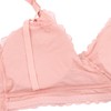 Women's Nursing Bra Front Closure Removable Padded Lace Patterns Breastfeeding