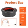 10FT RV Slide Out Rubber Seal, 1” D Bulb and