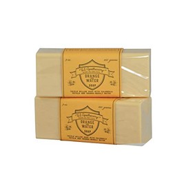 US Apothecary Triple Milled Soap 9 Ounces - 2 Bars (Orange Flower Water)