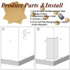 Hutpet 2Pcs Packing Foldable Cat Scratcher Board,Sofa Wall Corner Cat