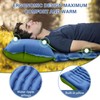 Yuzonc Camping Sleeping Pad, Ultralight Inflatable Sleeping Mat with Built-in
