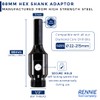 Pack Of 2 x Hex Shank Drill Adapters/Arbors For Use