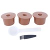 Yctze Reusable Coffee Filter Set for Caffitaly - 3 Filter