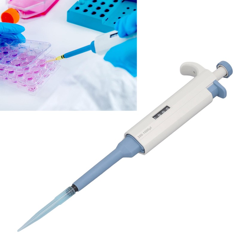 200 to 1000ul Digital Pipette High Accuracy Large Capacity Suction