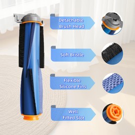 Replacement Parts Compatible with Shark AV2610WA AV2630WA RV2610WA Matrix Plus Robot Vacuum Cleaner,1 Main Brush,1 Main Brush Cover,2 Filters,5 Mop Pads,6 Side Brushes,1 Pre Filter,1 Pre-Motor Foam