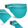 Fanny pack, BuyAgain Unisex 2 Zipper Quick Release Buckle Travel
