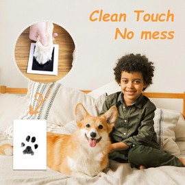 DeerZone Inkless Paw Print Kit,Dog Paw Print Kit,Dog Nose Print Kit,Clean Touch Ink Pads and Imprint Cards,Pet Paw Print Impression Kit for Dogs Cats Footprint Keepsake