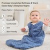 Unnivoll Fleece Baby Sleep Sack 18-24 Months with Plush Dots