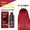 Champú Para Teñir El Cabello Rojo, Tinte Instantáneo, Fácil