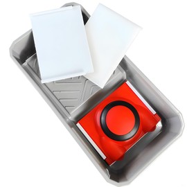 BANCOO 4-Piece Set of Practical Edge Paint Brush Tools，Paint Edge Trimmer Plus Two Replace Pads & Paint Tray | Corner Walls & Ceilings Paint Edgers | Paint Application Tools for Wall Painting