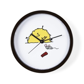 CafePress Cheese Trap Mouse Mice Rodent Animal 10" Wall Clock for Livingroom, Kitchen, or Office