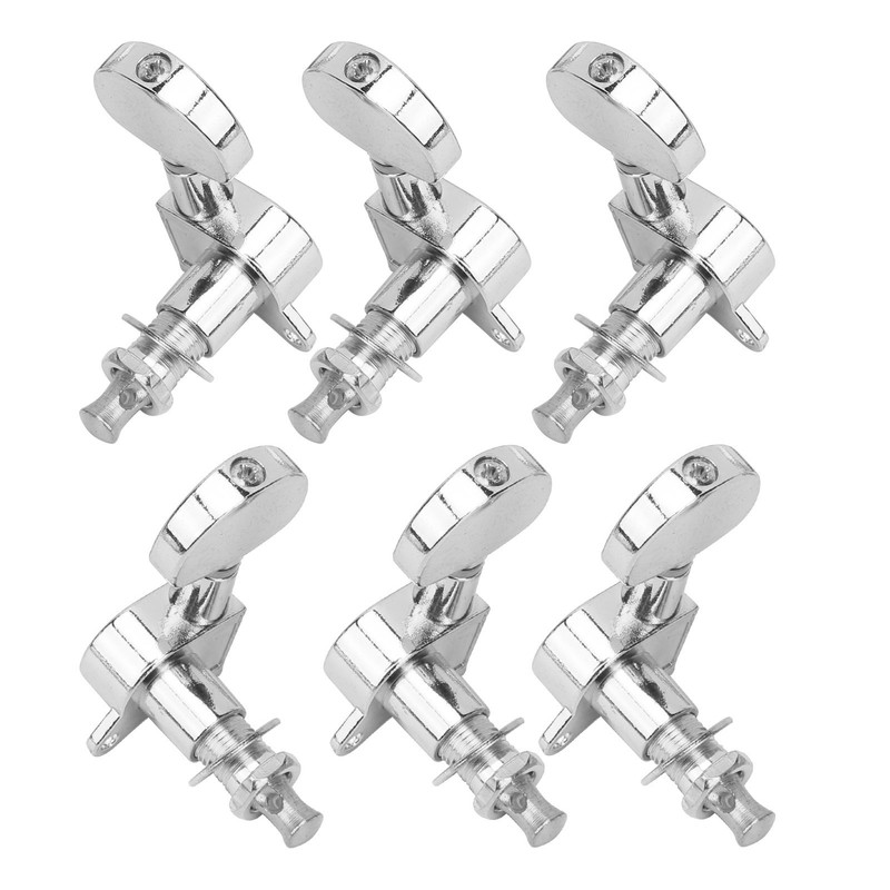 6Pcs Guitar String Tuning Peg Metal 3 Left 3 Right