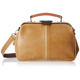 Kiwada 2-Way Daress Pouch with Genuine Leather [Kiwada] Retro Camel Made in Toyooka City, Hyogo Prefecture